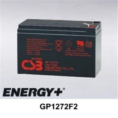 Fedco Batteries FedCo Batteries Compatible with  CSB GP1272F2 7200mAh Sealed Lead Acid Battery For Standby And Main Power Applications GP1272F2